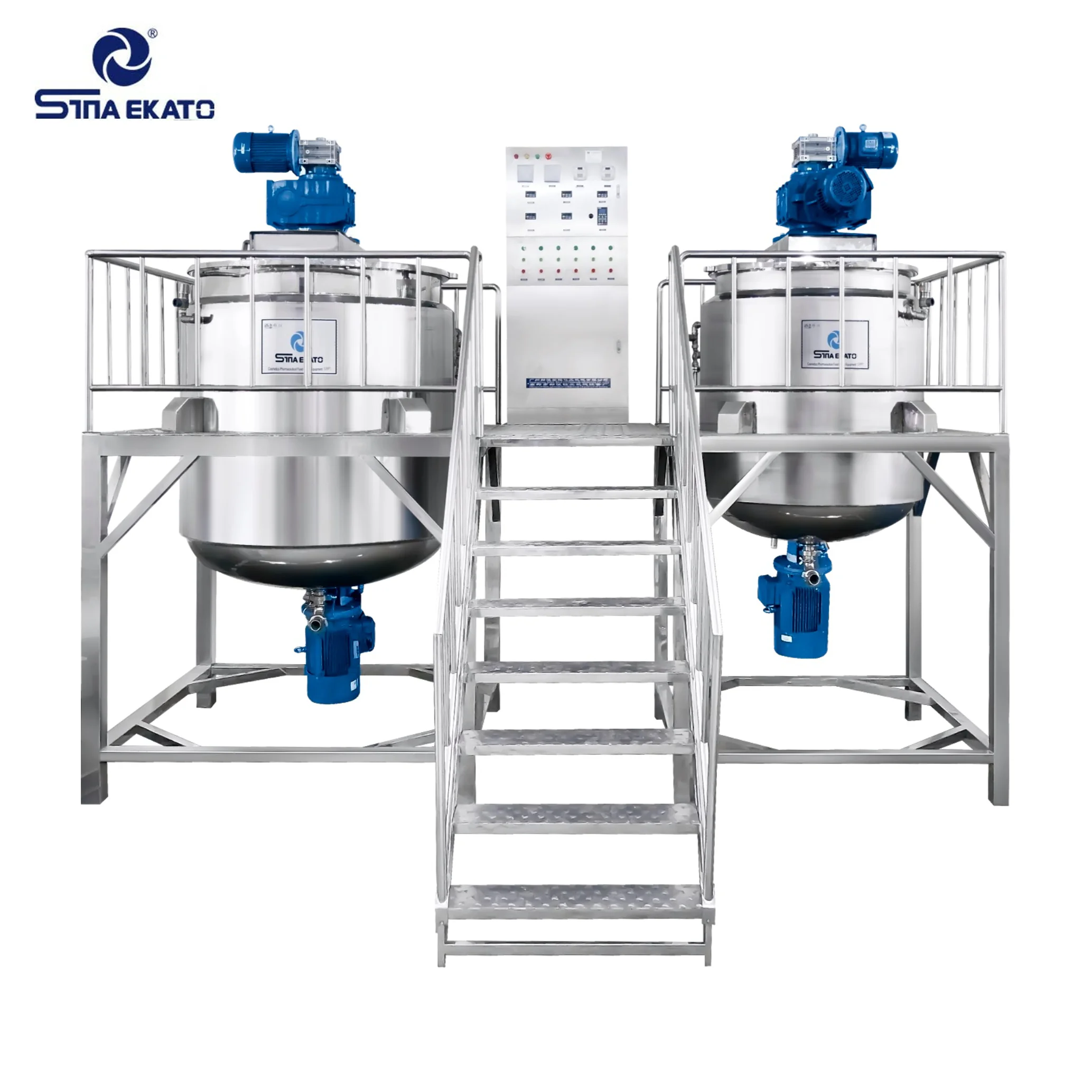 2000L Industrial Liquid Detergent Homongenizer Mixer Plant