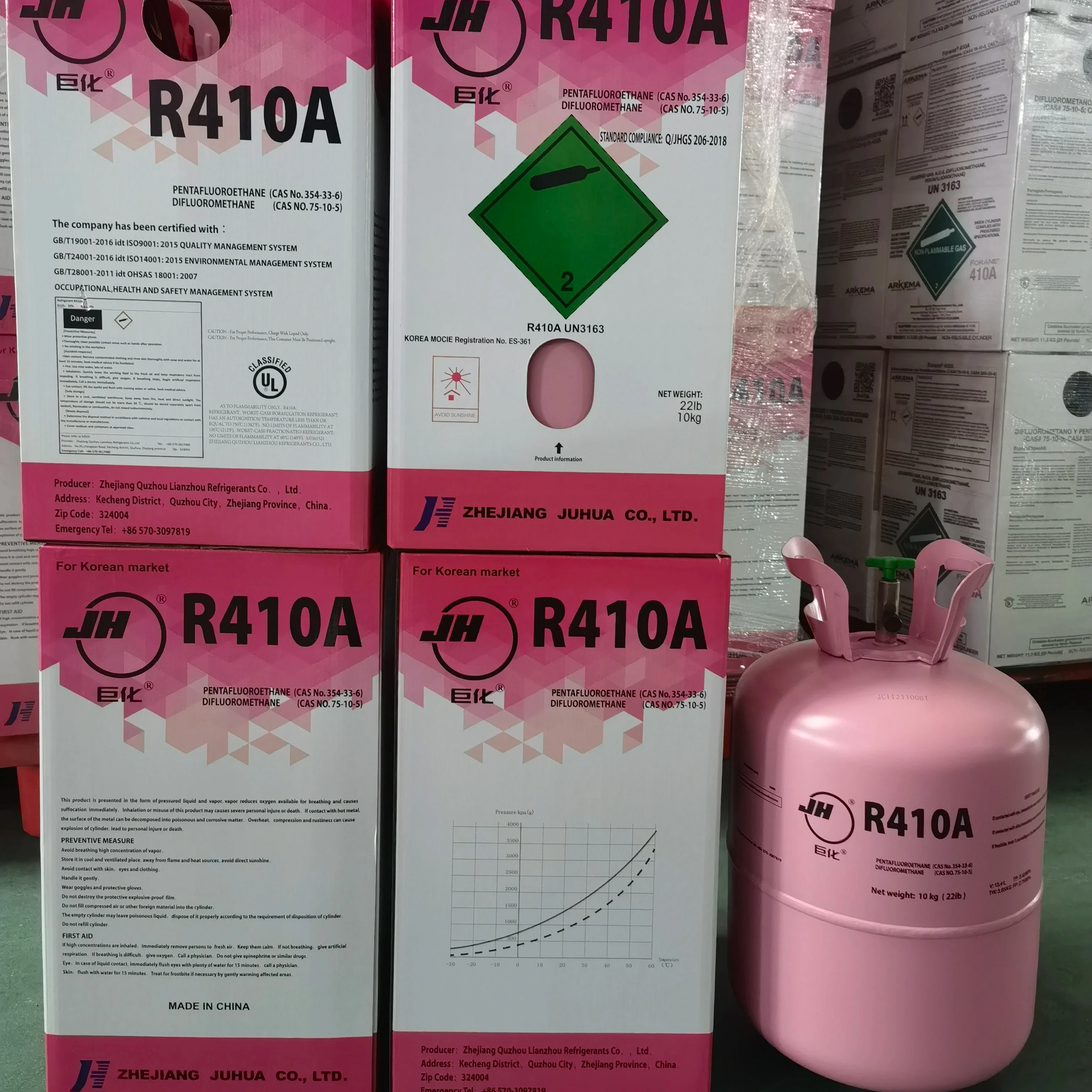 R410a Refrigerant Guaranteed Quality Factory Directly Purity Highest r410a Refrigerant Gas  for Air Conditioner