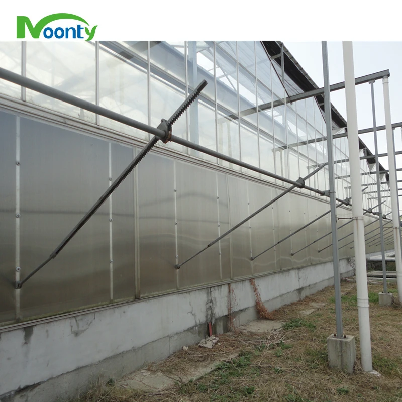 Modern venlo Polycarbonate Glass farming greenhouse Multi-Span Commercial pc sheet Greenhouses Prefab green house overall system
