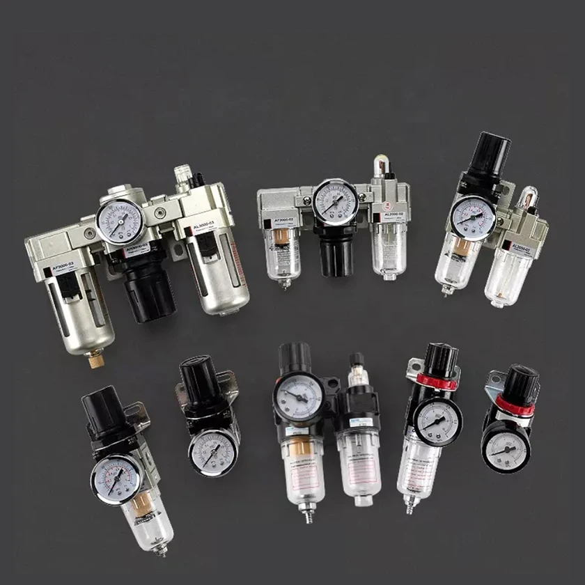 High Quality Pneumatic Regulator Air Source Treatment Air Filter Pressure Gauges Regulator