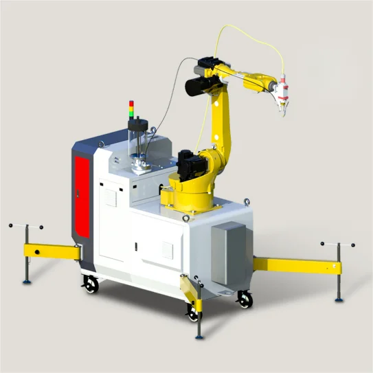 laser cladding machine with power feeder handheld cut metal exterior cladding equipment tool