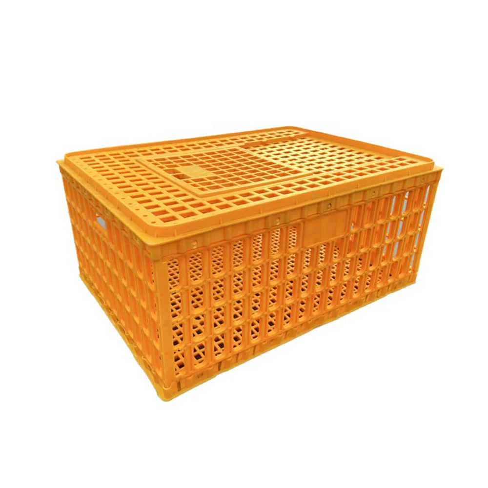 New Plastic Transportation Cage for Chicken Rabbit Duck Pigeon-turnover Box for Home Chicken Coop