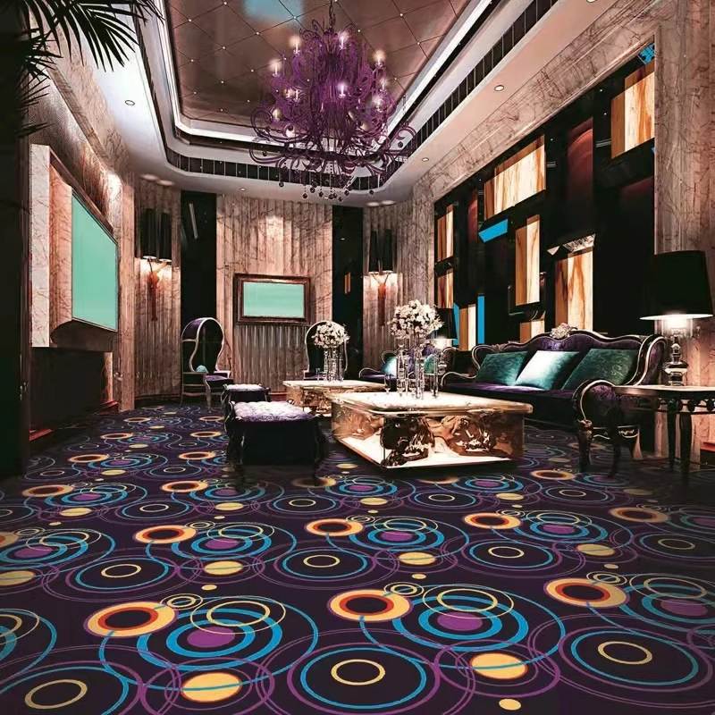 Wholesale best price Wall to Wall Fireproof Anti Fire Nylon Printed Carpet Cinema billiards carpet