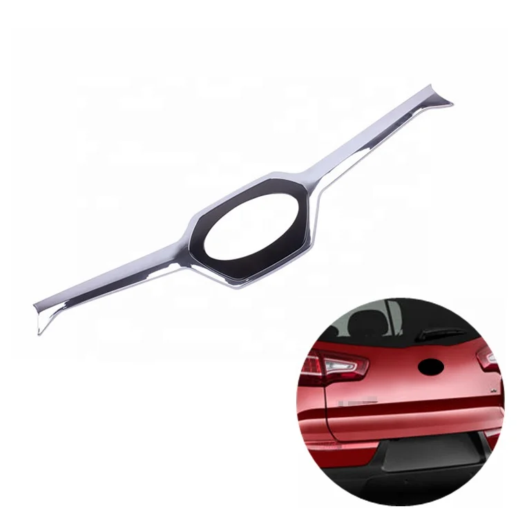 WZXD ABS Rear Trunk Lid Molding Trim Strip Decorative Cover For Kia Sportage R 2011 2012 2014