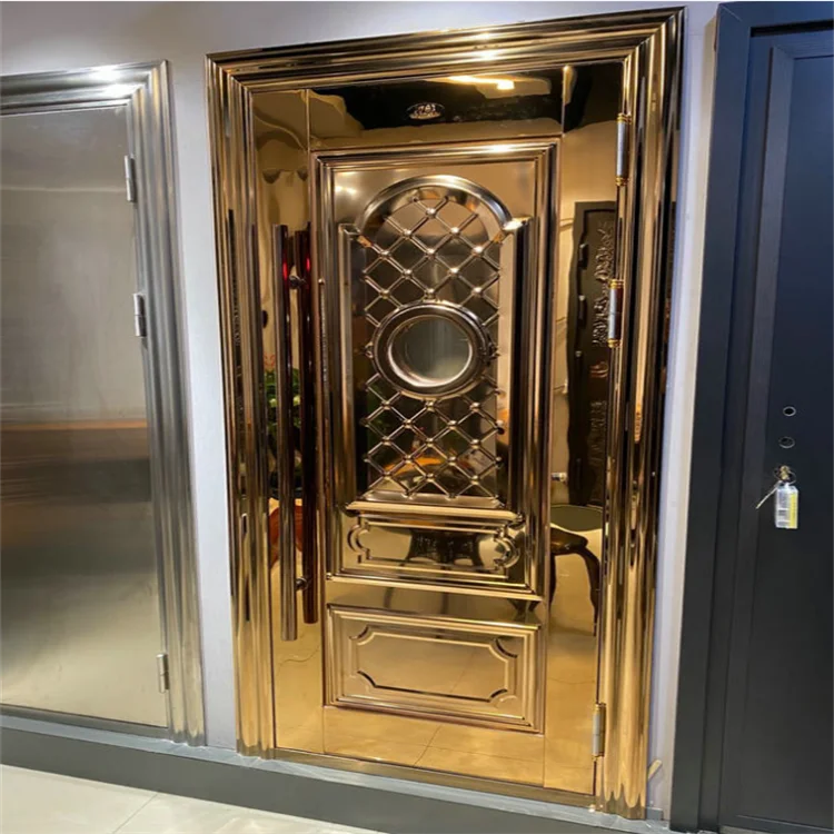 New Style Hot Selling Scratch-Resistant Fireproof Door Surface Ktv Stainless Steel Fire And Soundproof Doors