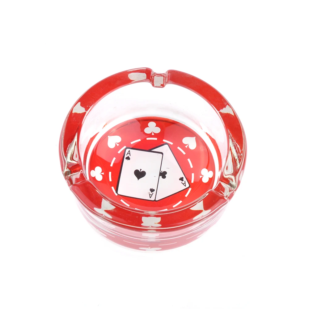 Fashion design modern glass smoking ashtrays wholesale