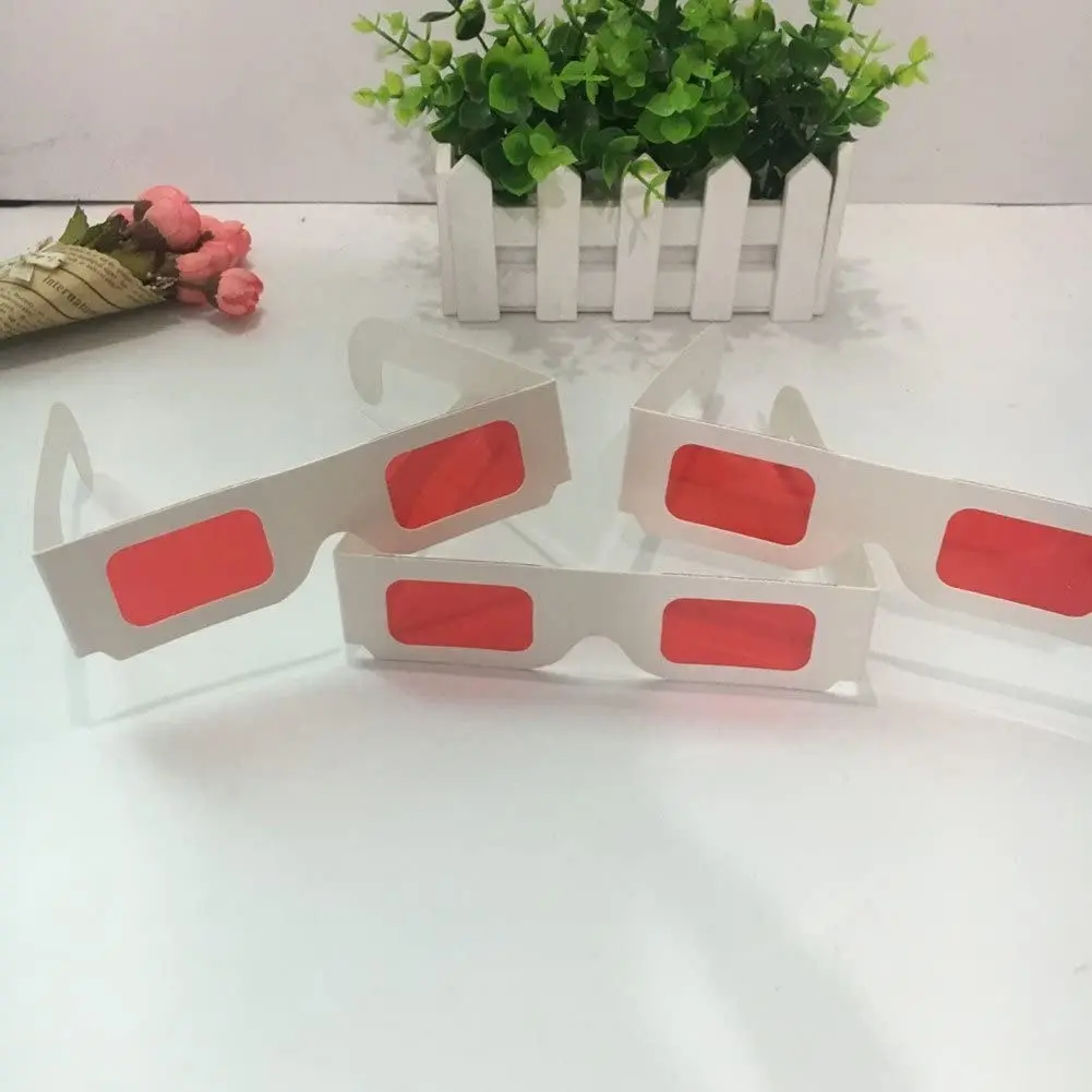 Бумажный 3d секретный декодер-шпионский стеклянный декодер-секретный