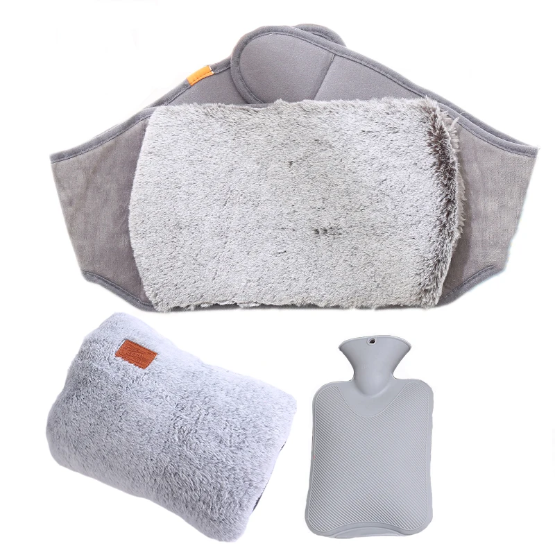 Hot sale hot water bottle belt Hot water bag with cover 1000ml PVC bag electric hot water bag cover