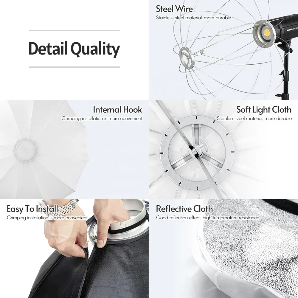 Takenoken Photo Studio Accessories Lantern Softbox 65cm 85cm Studio Light Diffuser Camera Photography Lighting Set Bowens Mount