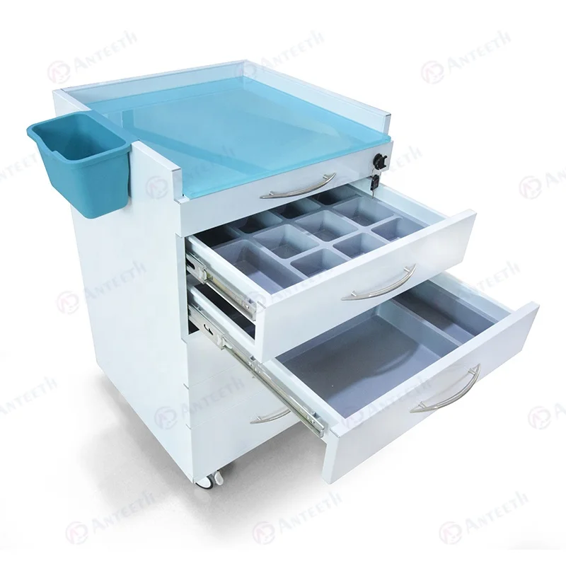 Anteeth Dental Cabinet Furniture Beauty Salon Tool Cabinet Hospital Dentistry Mobile Dental Cabinet