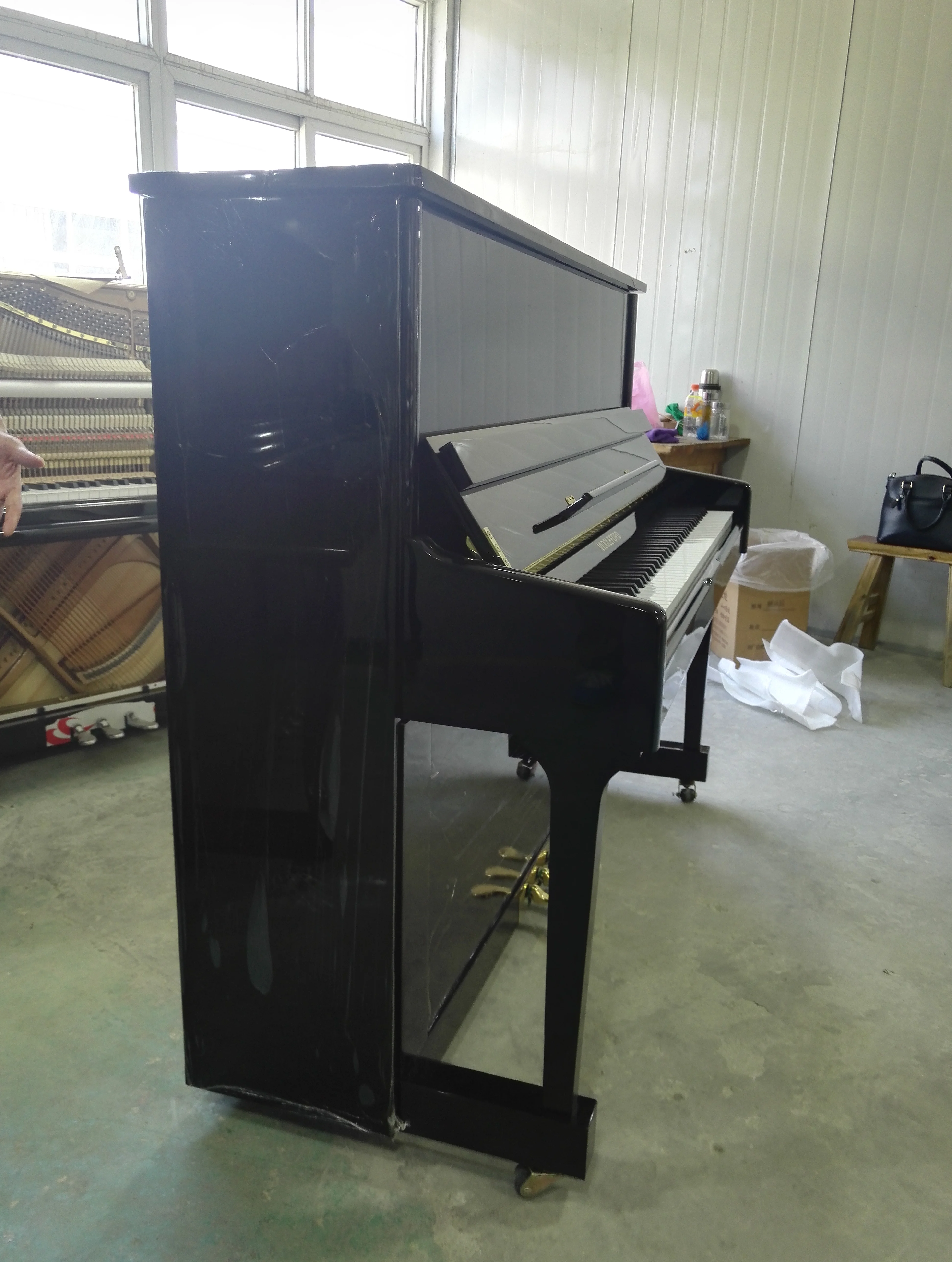 black new arrival 88 keys upright piano UP-116E
