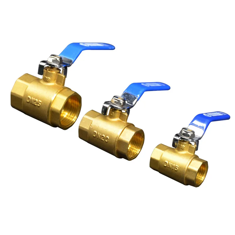 High Quality NPT Brass Core Brass Body USA 2' Water Valve Female Thread Brass Ball Valve For Water Control