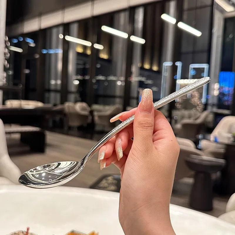 OMGO Round Bouillon Spoons Mixed Colors Household Items Premium Quality Agent Kitchen Utensils