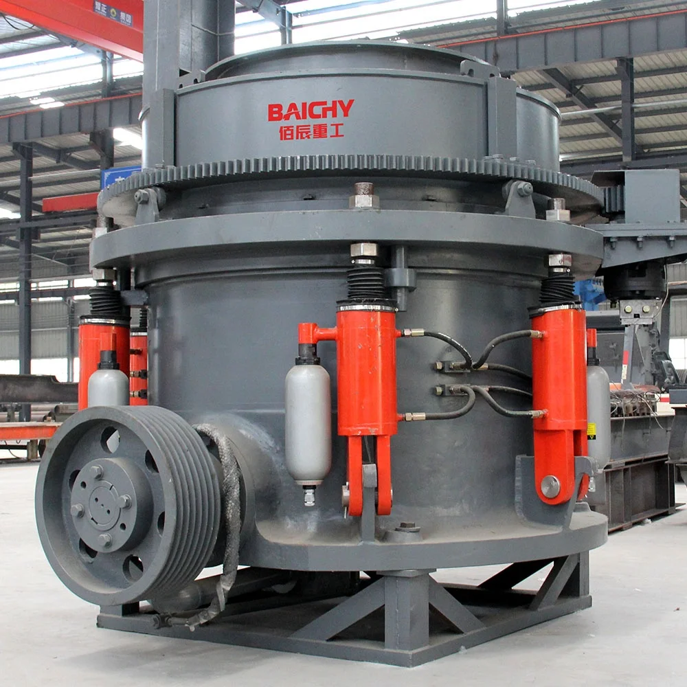 Quarry Granite Aggregate Hard Concrete Hydraulic Crusher Machine Multi Cylinder HPC Series Cone Crusher From Baichy Manufacturer