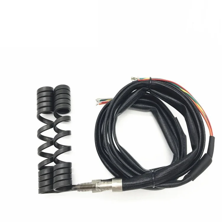 Hot runner brass pipe heater nozzle heater pressed with coil heater