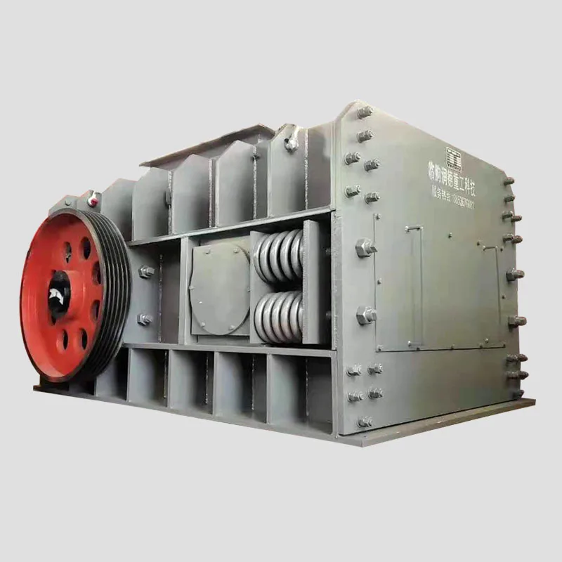 2023 Petroleum coke crushing double roller crusher price