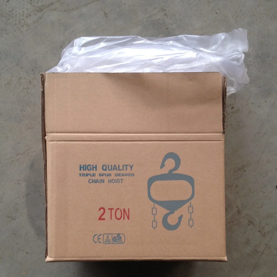 0.5 Ton Manual Chain Block with Calibrated G80 Hoist Chain 1 ton 2 ton 3 ton 5 ton