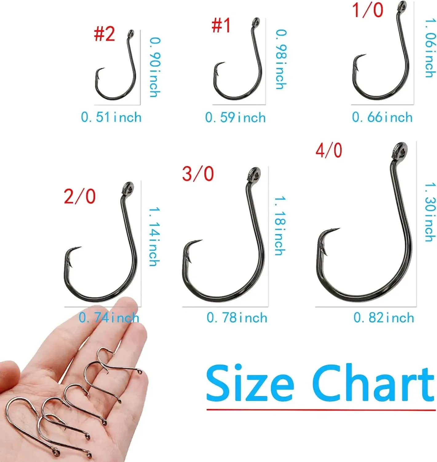 Fishing Hooks Freshwater Saltwater Fish Hooks Bulk Fishing Hooks Set Worm Catfish Hooks Fish Gear Equipment Supplies hooks