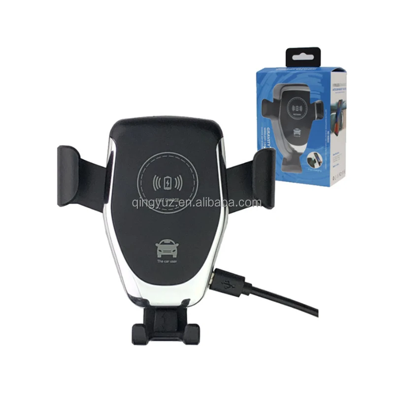 10W Qi Fast Car Air Vent Outlet Automatic Sensor Air Vent Mobile Smart Cell Phone Wireless Charging Charger Holder Mount