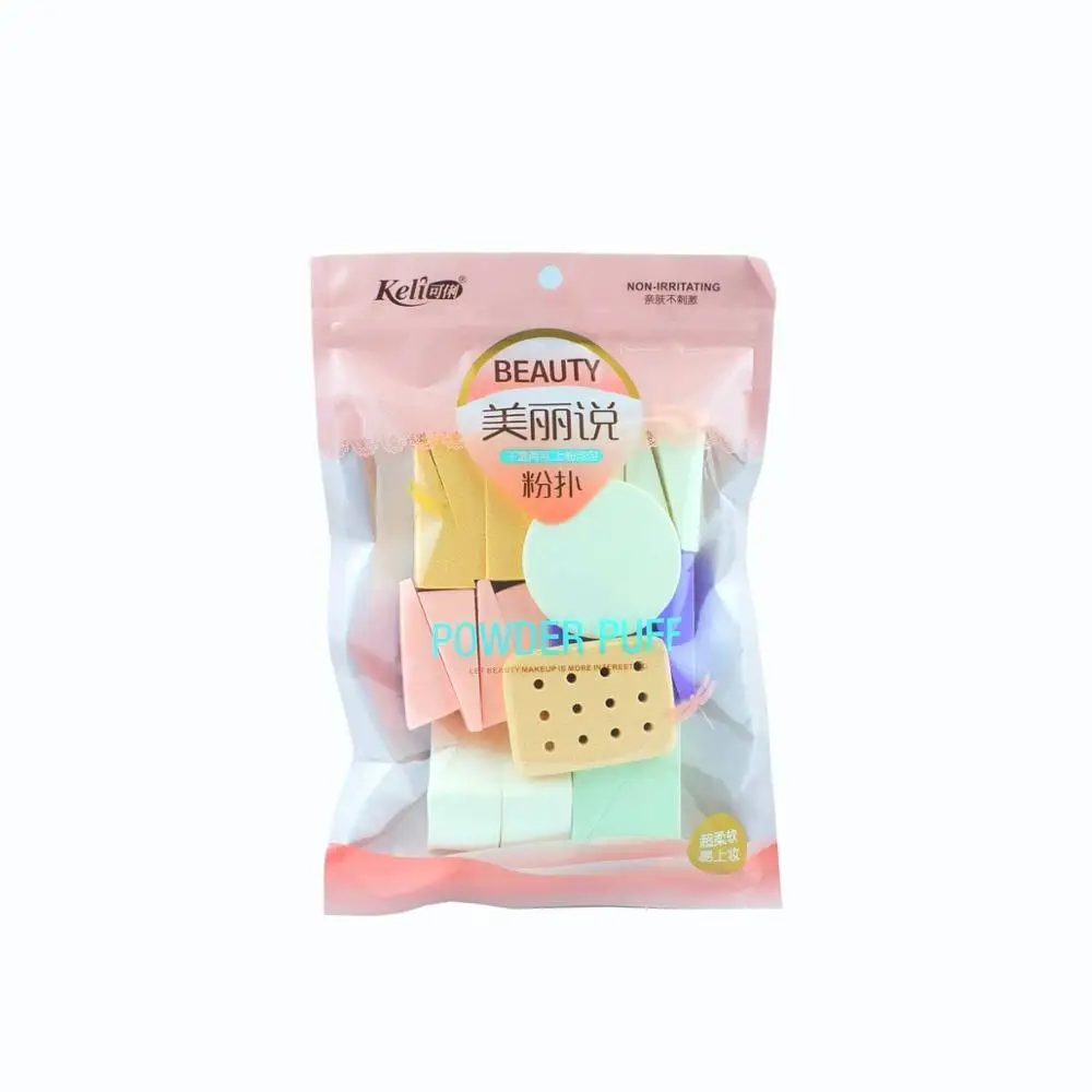 keli high quality beauty make-up and affordable price puff round and cosmetic accessories