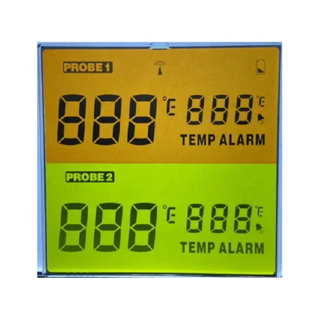 12 Pin Segment Lcd Display Low Power Consumption 2.8V Lcd Display Module