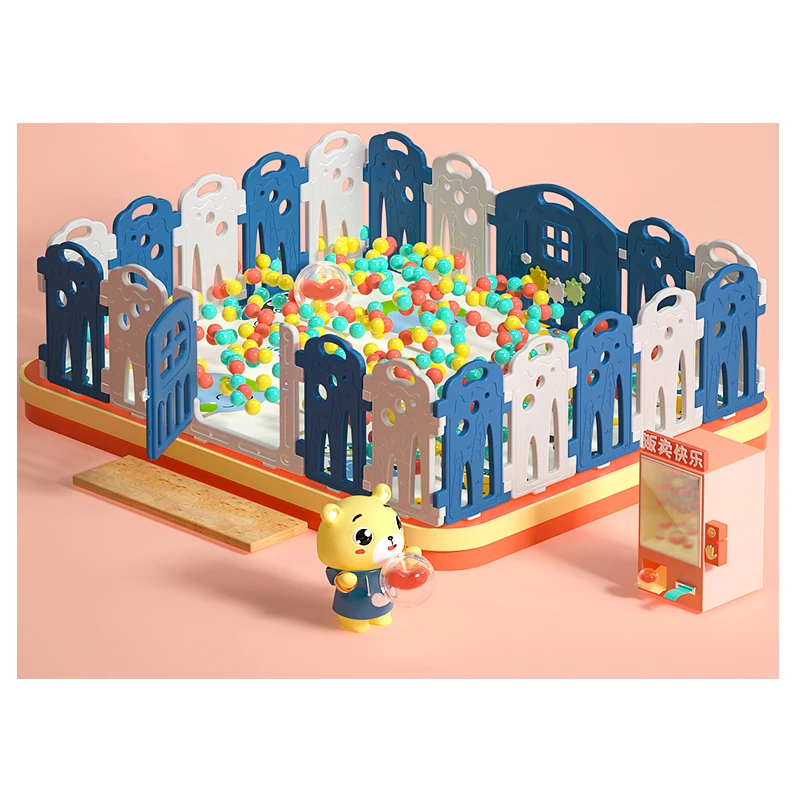 
Wholesale safety indoor plastic fence large baby playpen for children 