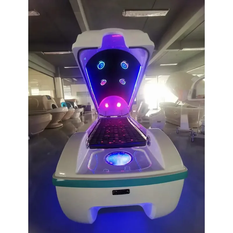Wholesale Full Spectrum Heating Phototherapy Infrared Graphene Ozone PEMF Massage Spa Steam Capsule Sauna Bed Beauty Machine