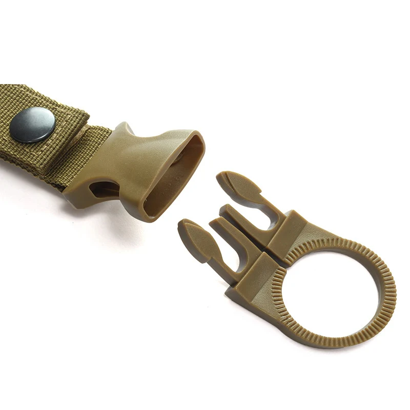 economic high quality webbing Belt buckle with plastic hook for Tactical bag door key