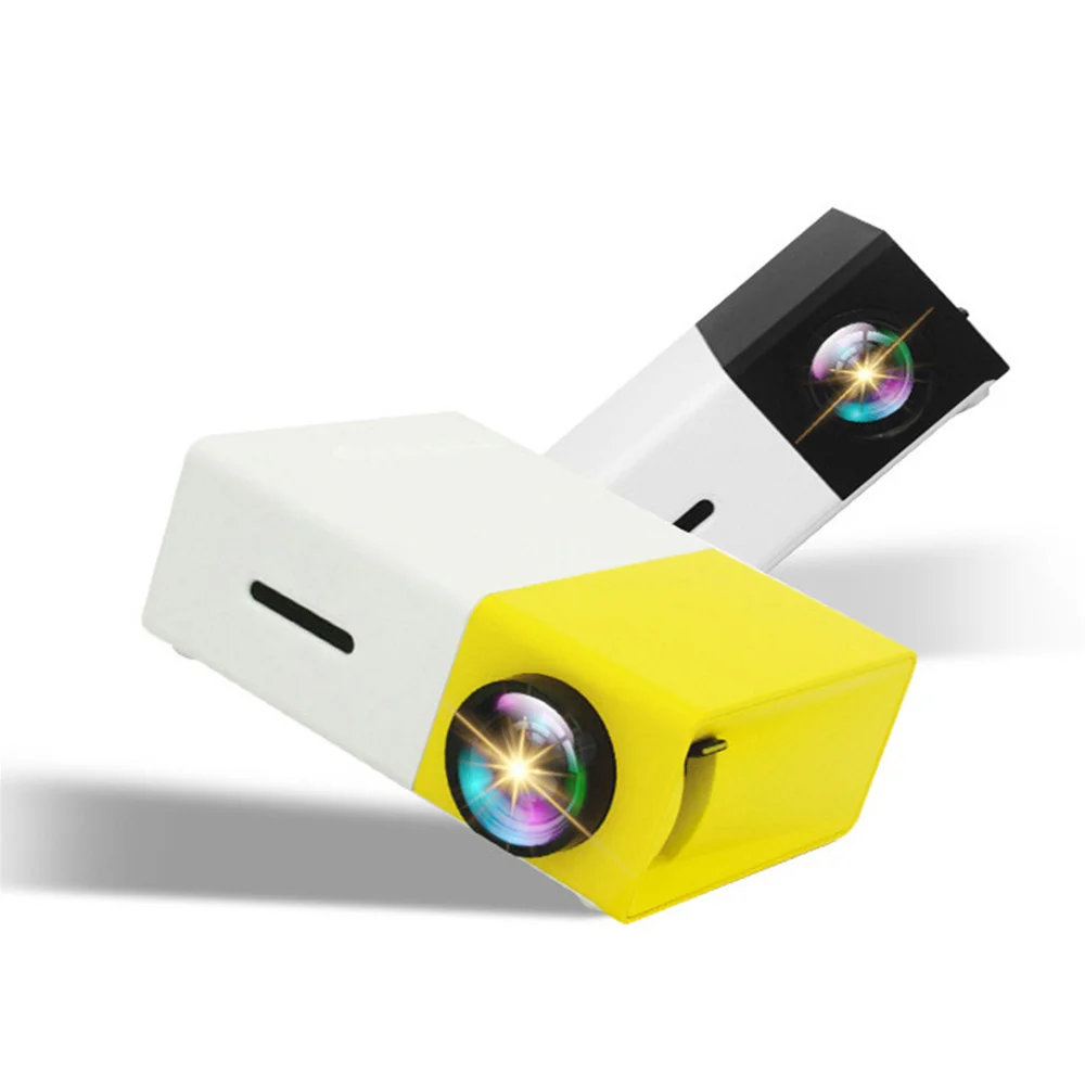 HERE Portable Projector Mini Yg300 LCD Proyector Home Outdoor