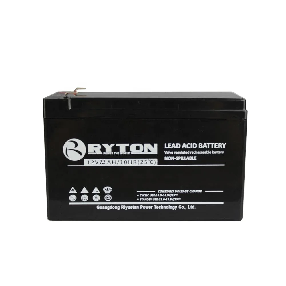 RYTON POWER 12v rechargeable storage smf 6v 7ah lead acid charger solar cell battery