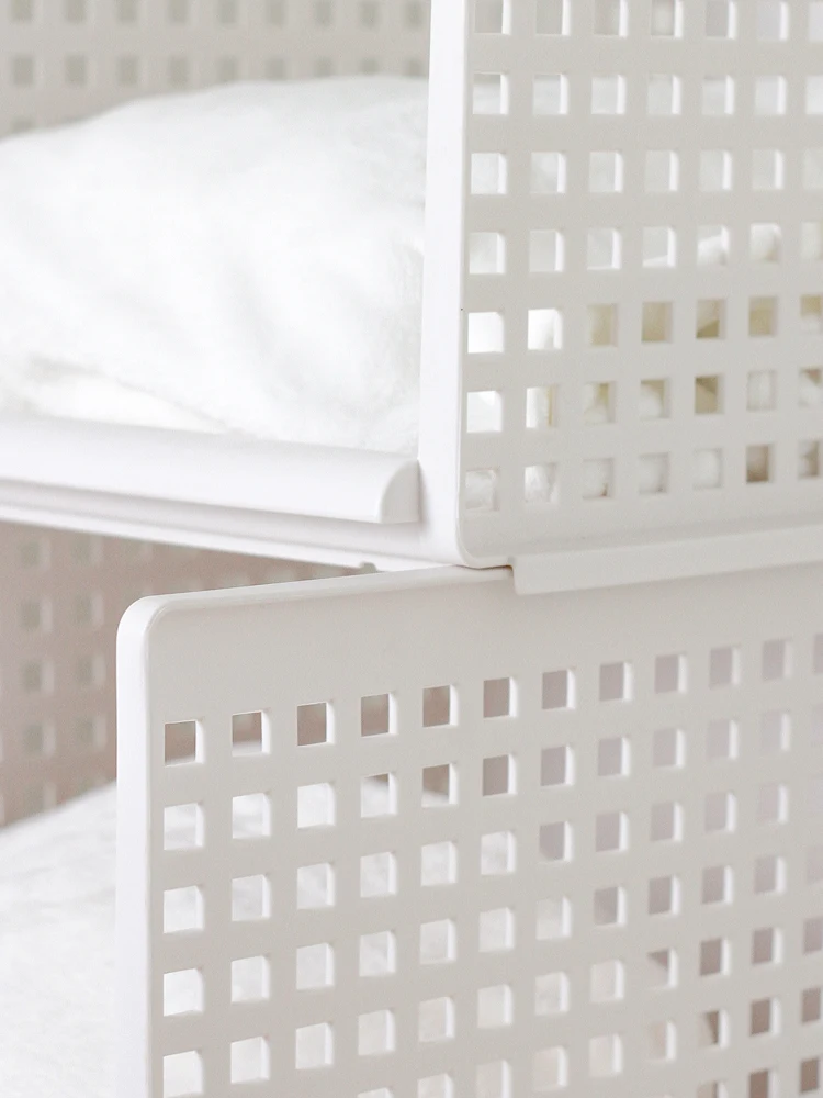 
Foldable Plastic Storage Rack Kitchen Shelves for Kitchen and Toilet Bathroom 