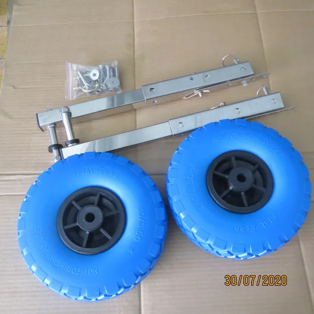 C-образный надувной прицеп рама из нержавеющей стали с колесами