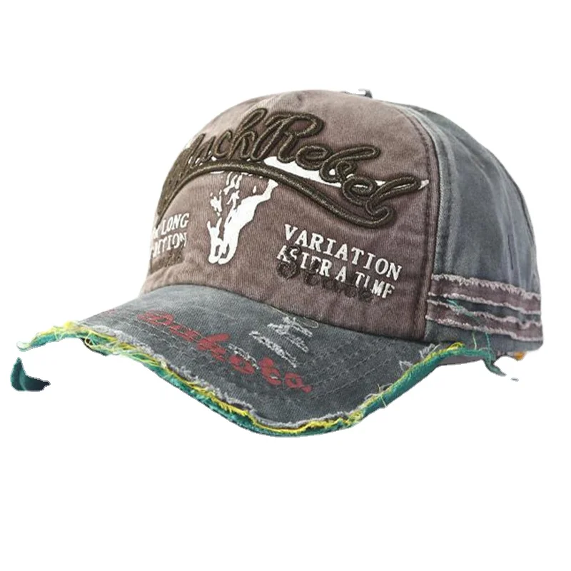 Customized Outdoor Sunshade Tourism Hat for Advertising Hat Customized Washing Water Baseball Hat Embroidered Logo Customization