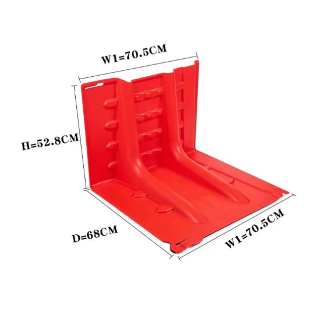 ABS+Alloy Flood Barrier Temporary Emergency Water Baffle Multi-function Water Block Water Board