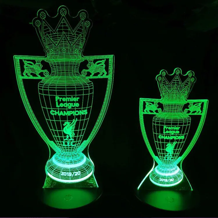 Acrylic Dry Erase Memo Desk Light with Double Stand Dry Erase Board with LED Wooden Stand Memo Desk Light Sports Gifts