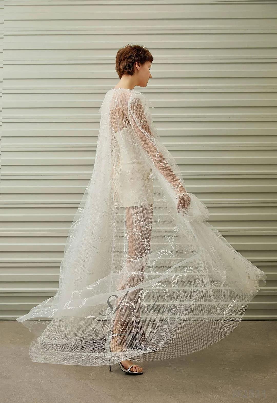 Evening Dress strapless neckline short jumpsuits beautiful lace beaded coat prom gown causal Vestido robe de soiree mini dress