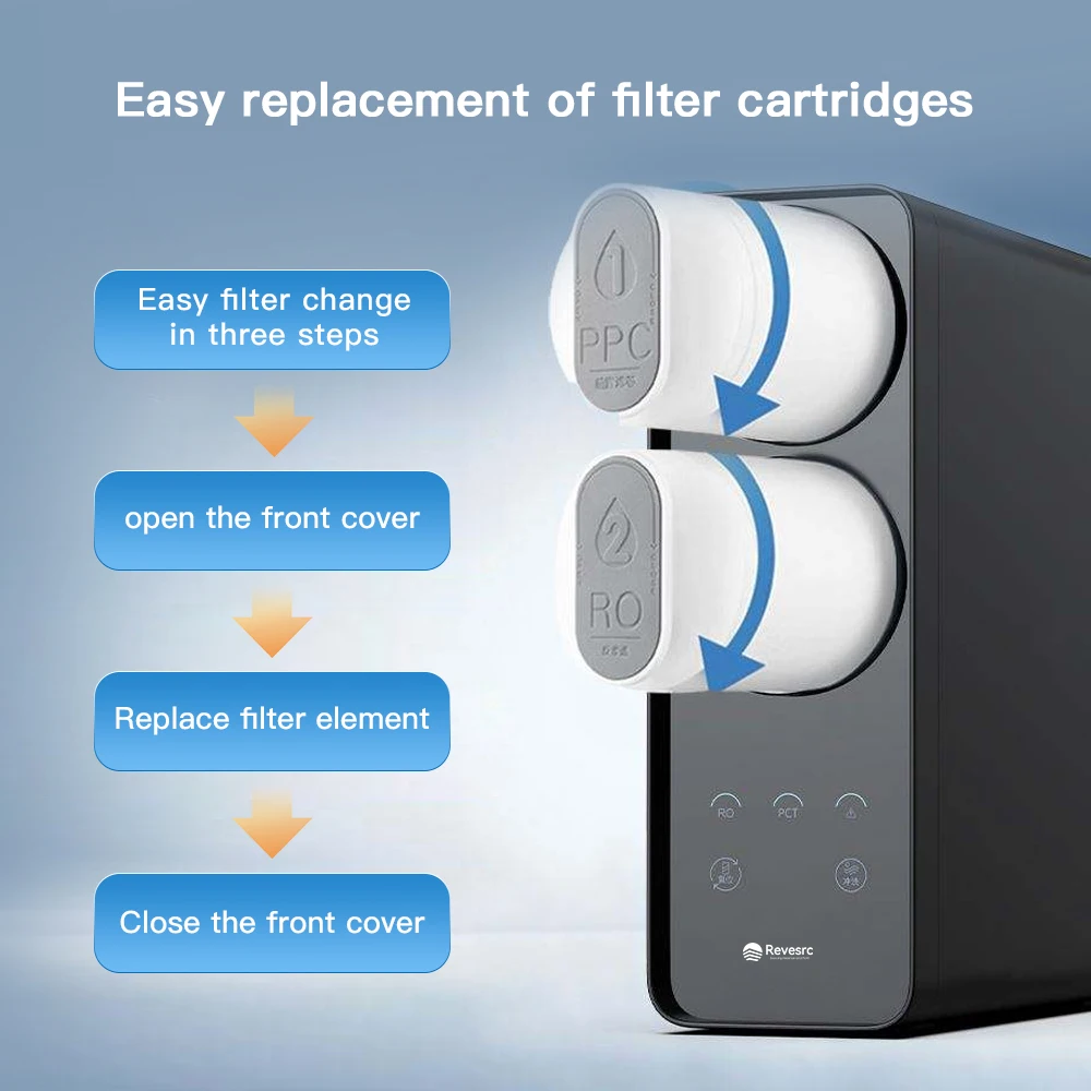 whole home pure water treatment machine 600G tankless water purifier with tap faucet filter ro pure water machine