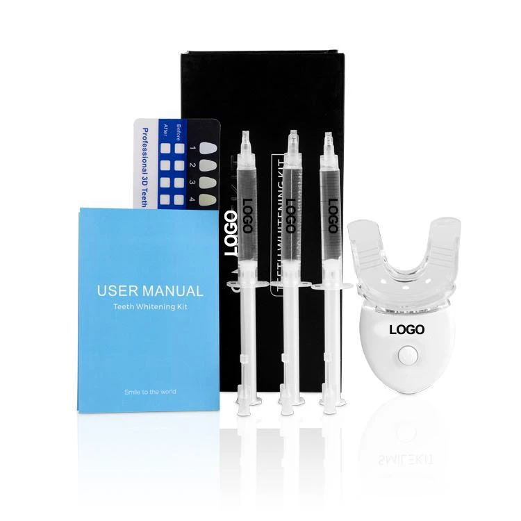CE approved non peroxide private labels LED Cold Light home kit teeth whitening kit customized