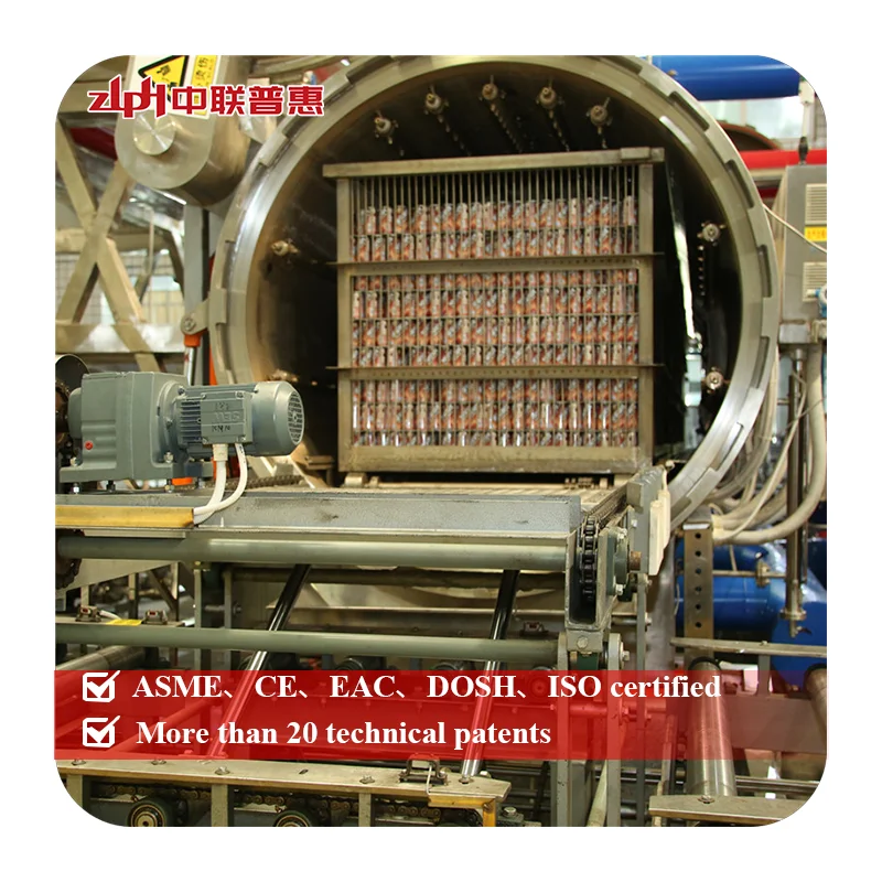 Water Spray High Pressure Retort Autoclave Food Sterilization retort autoclave for fish retort