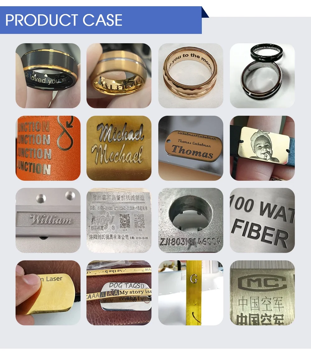 ARGUS 80w mopa  color JPT fiber laser marking machine at CN Laser factory