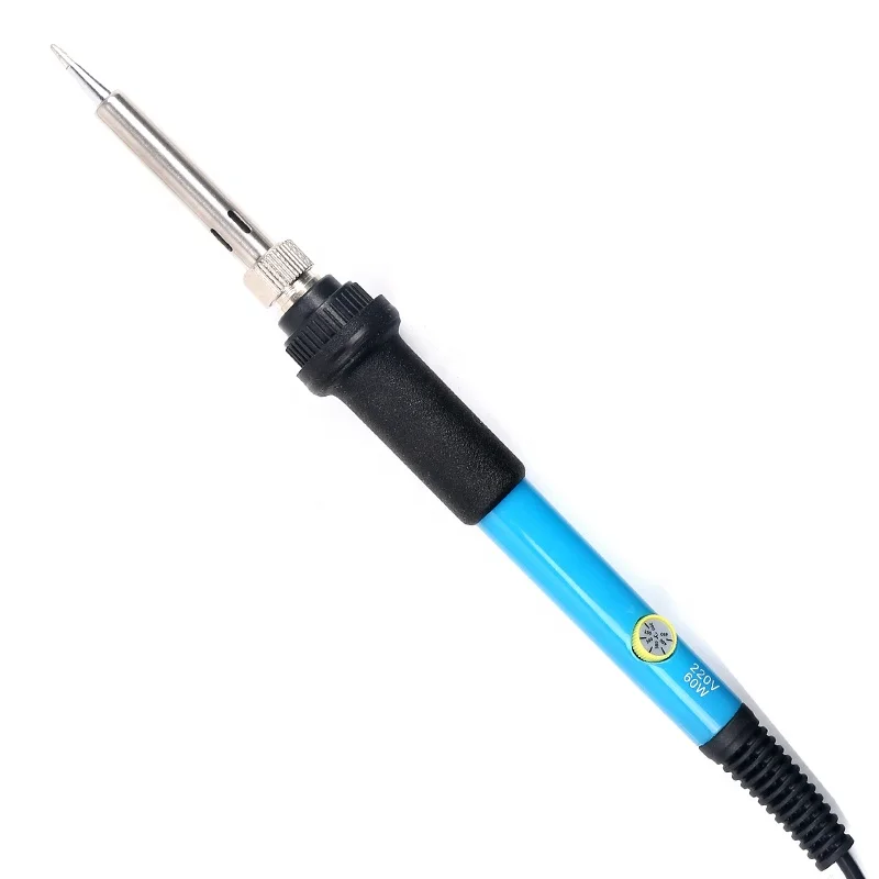 Blue 60W adjustable temperature solder handle soldering iron 110V US 220V EU electric soldering iron gun