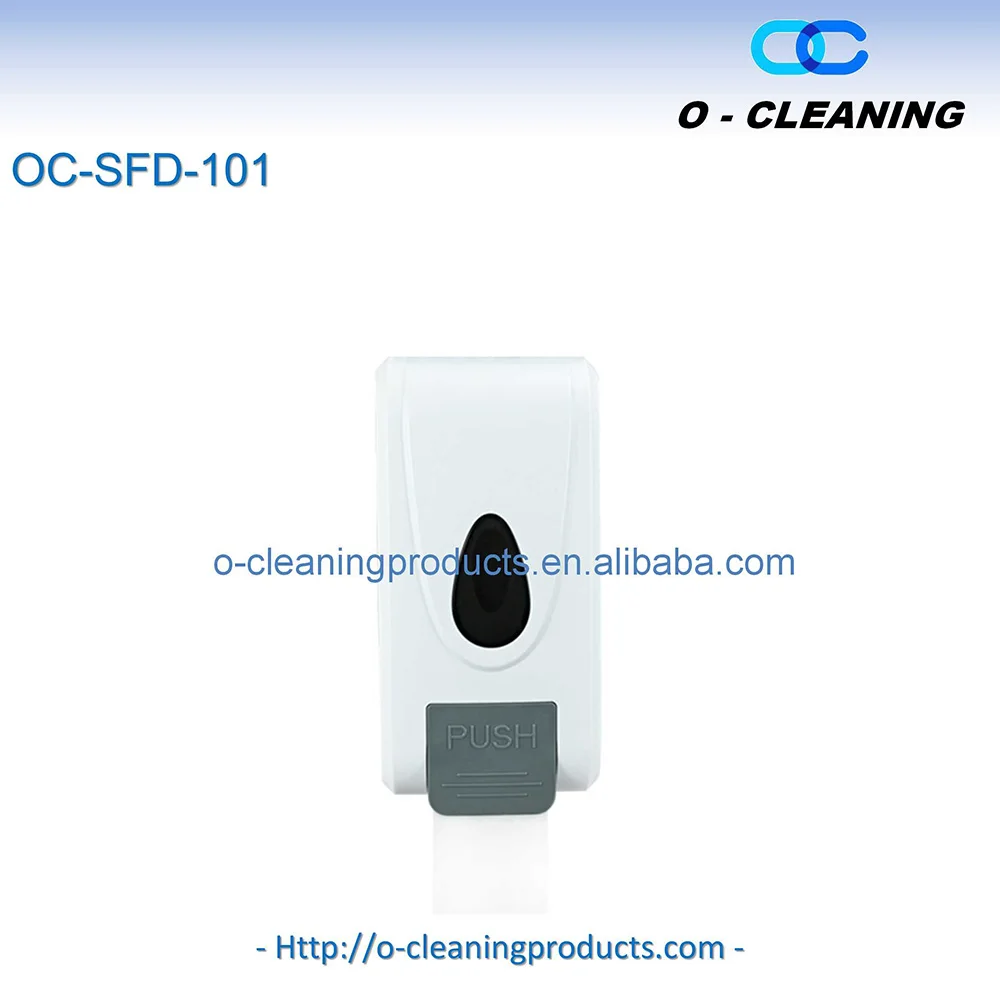 O-Cleaning 1000ML Wall-Hanging Anti-Leak Manual Pump Soap Dispenser Holder,Refillable Hand Wash Dispenser,Eco ABS Plastic