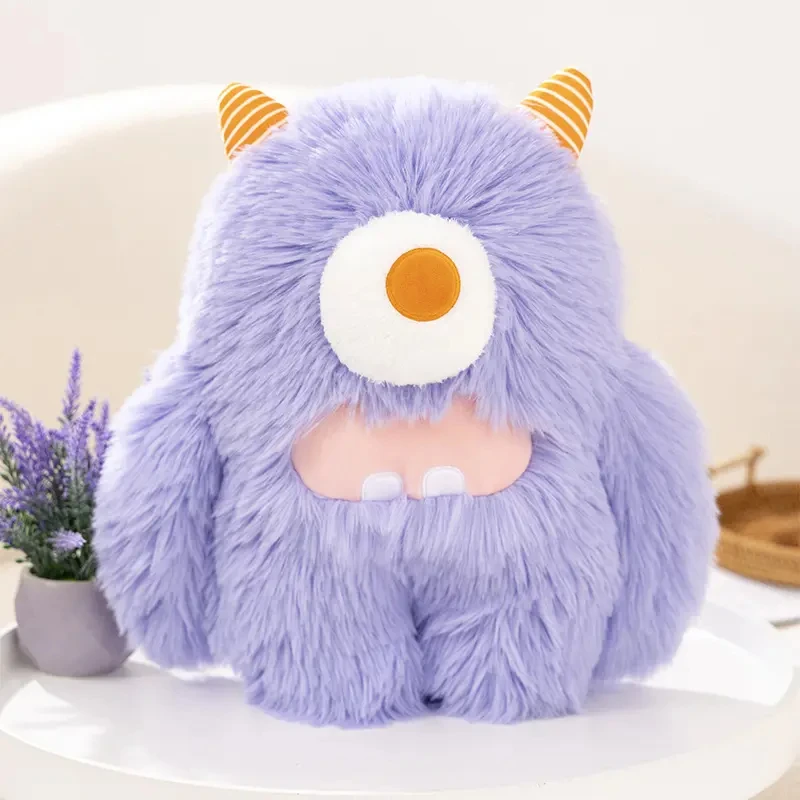 HECION Plush Stuffed Toy Cute Monster Plush Toy Stuffed Animals Plush Toy Monster Throw Pillow Home Deco Gift