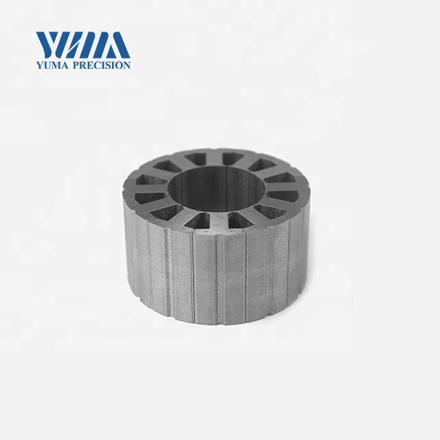 OD77mm Professional custom and product High precision motor rotor and stator laminated iron core for Machine tool motor