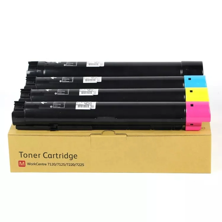 Factory Compatible WC7120 C7120 006R01457 006R01460 006R01459 006R01458 toner cartridge For Xerox WorkCentre 7220 7225 7120 7125