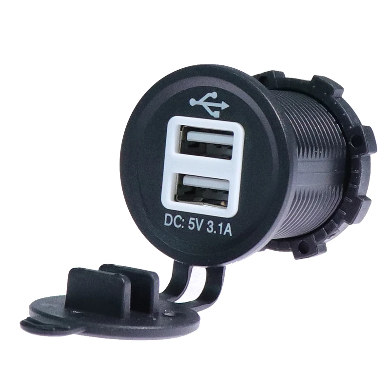 
 DS2013-2-3.1A 12V розетка USB автомобильная розетка для автомобиля  