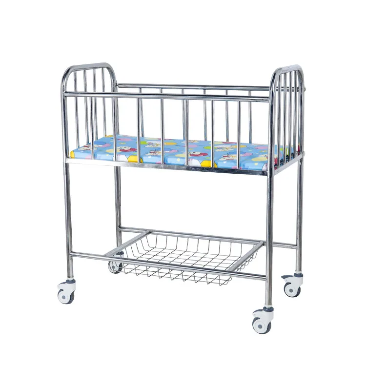 Single Crank Children Hospital Furniture Manual Two Function Children Bed Hospital Bed
