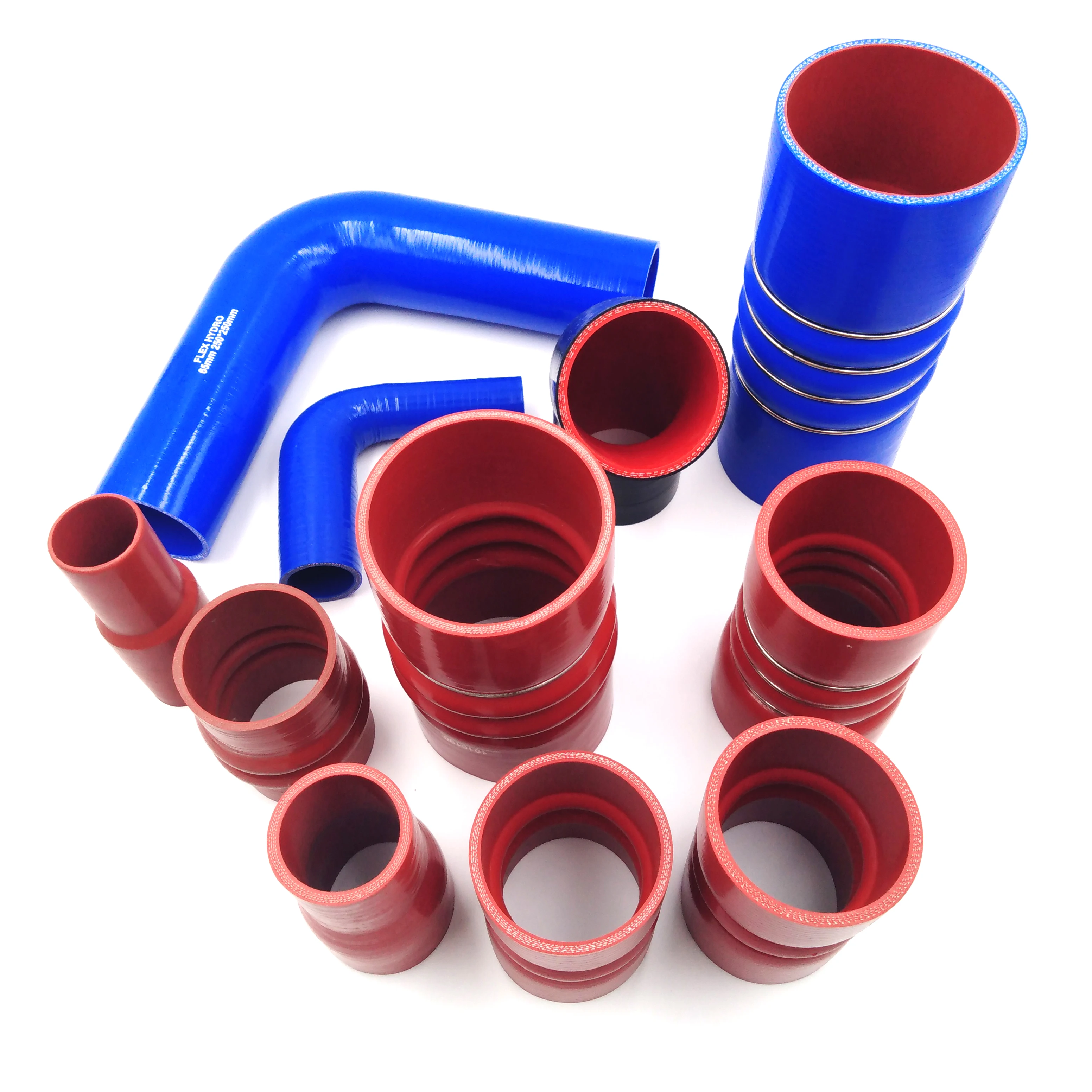 China supplier car hose silicone radiator silicone reducer hose bending radiator silicone rubber hose