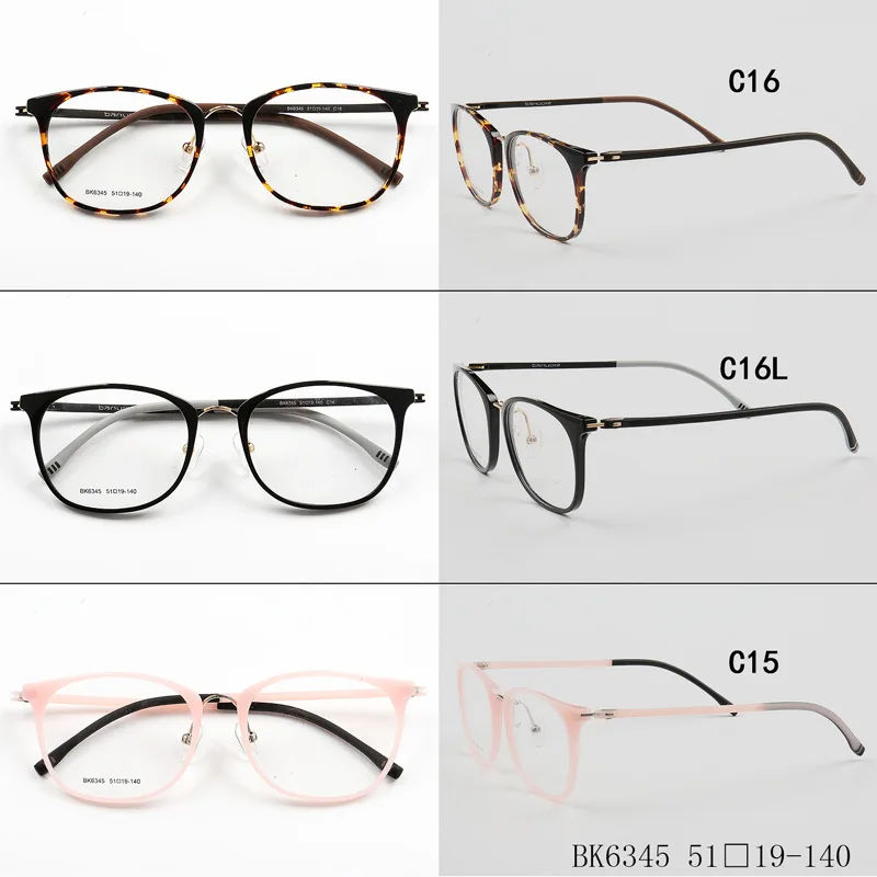 Beautiful TR90 styles for the optical eyeglasses frame popular styles glasses frame model BK6345