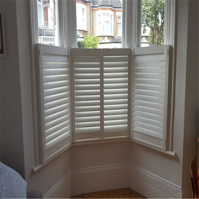 European Style Basswood Rolling Planation S Pvc Shutter Plantation Interior Louver